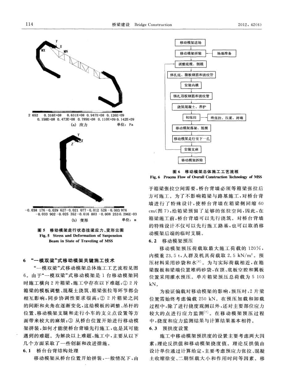 探讨“一模双梁”式移动模架设计与关键施工技术[桥梁建设]_第5页