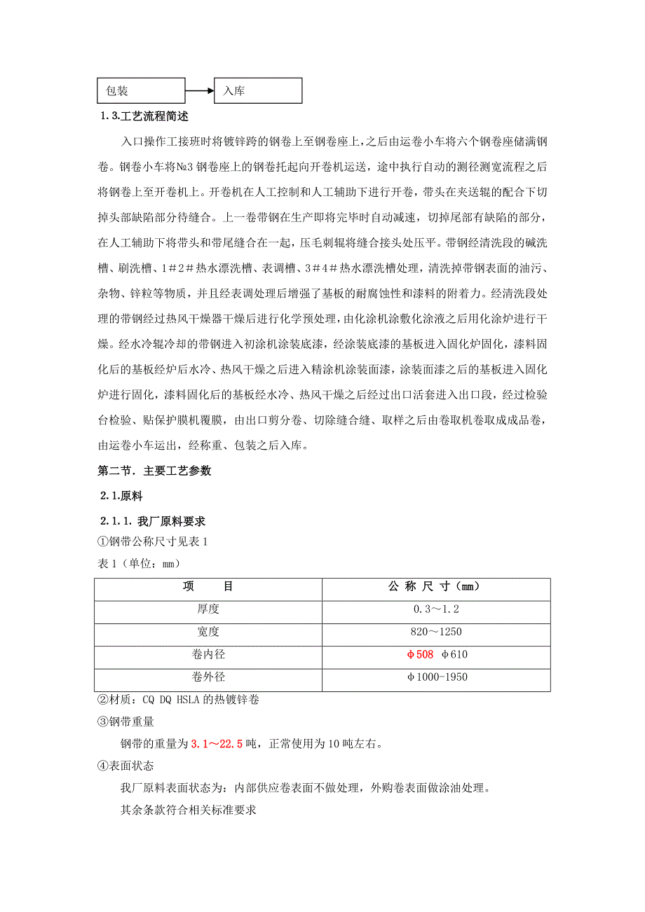 《精编》彩涂线工艺技术规程_第4页