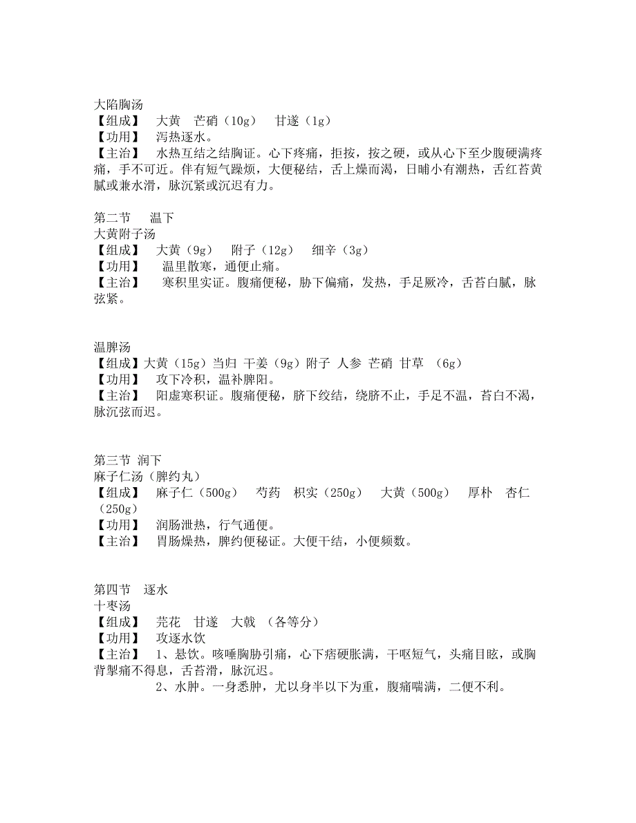 方剂学考试知识点讲义完整版._第4页