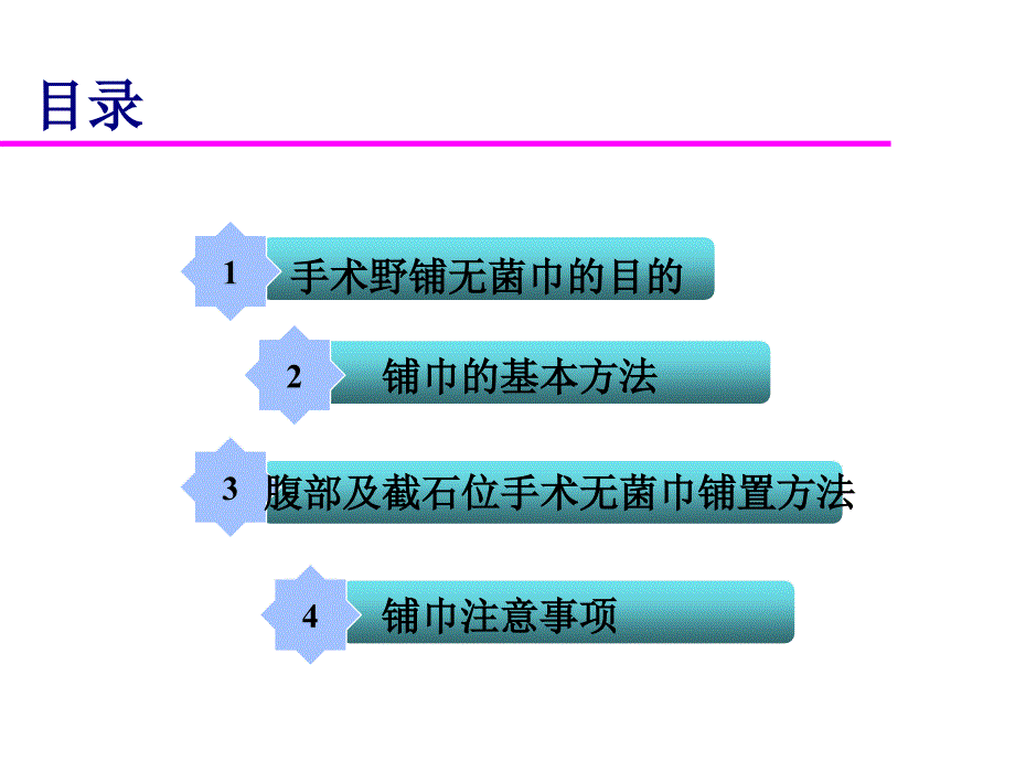 铺无菌巾的原则幻灯片课件_第2页