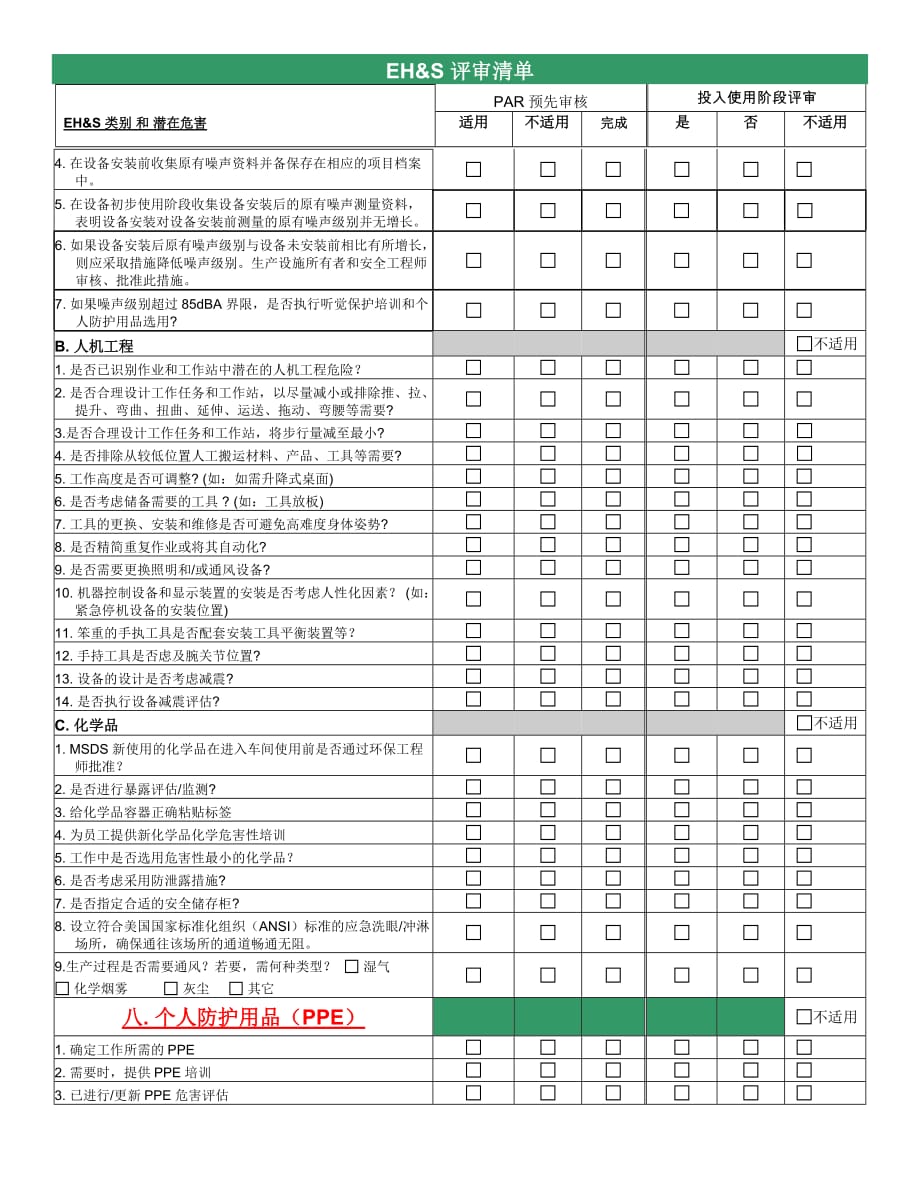 EHS项目评审工具_第4页