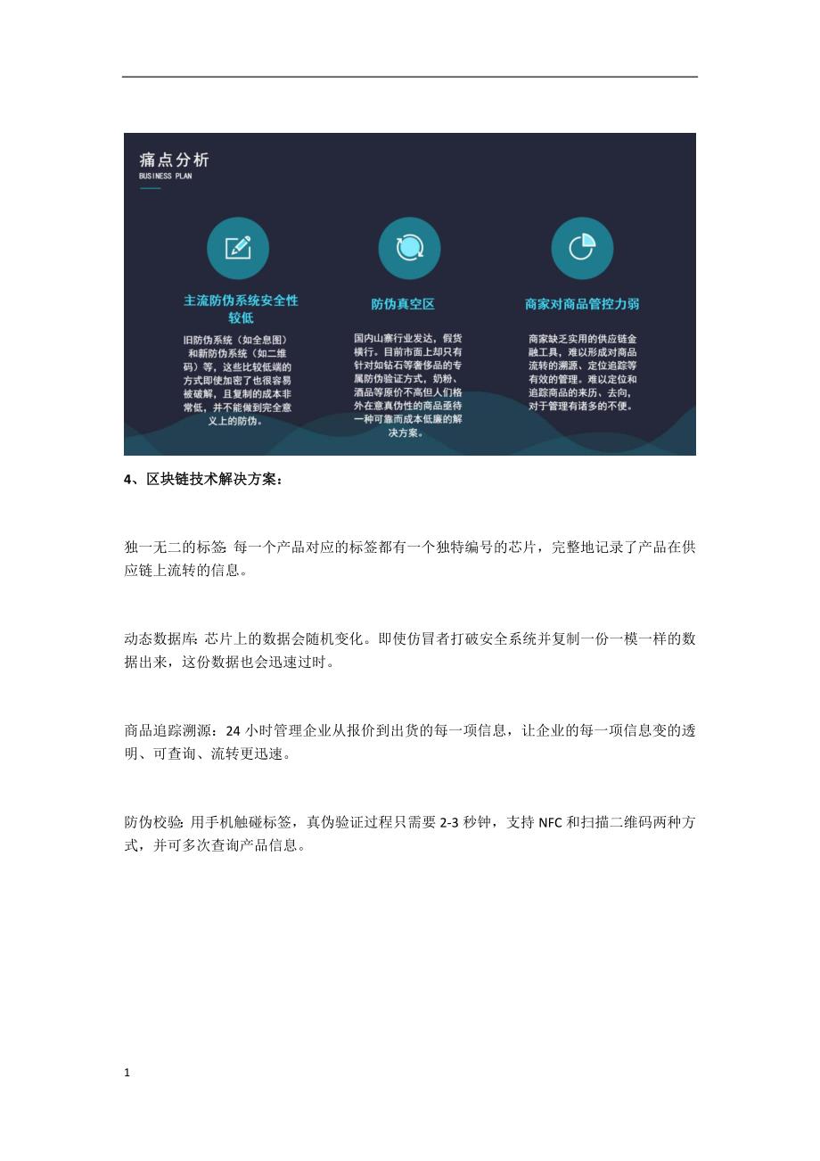 区块链应用项目商业计划书范文教学材料_第4页