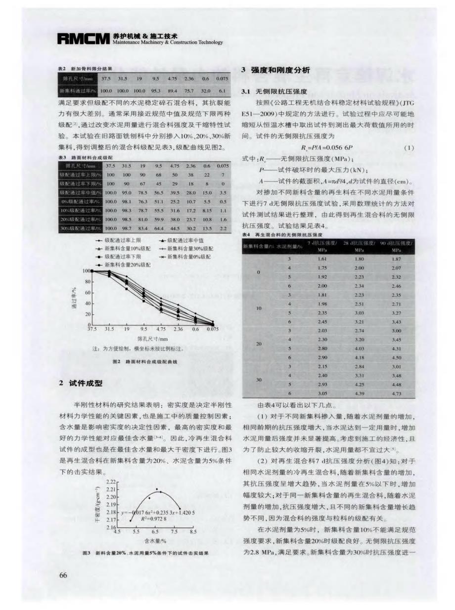 探讨水泥稳定再生混合料的力学性能分析[筑路施工机械化]_第2页