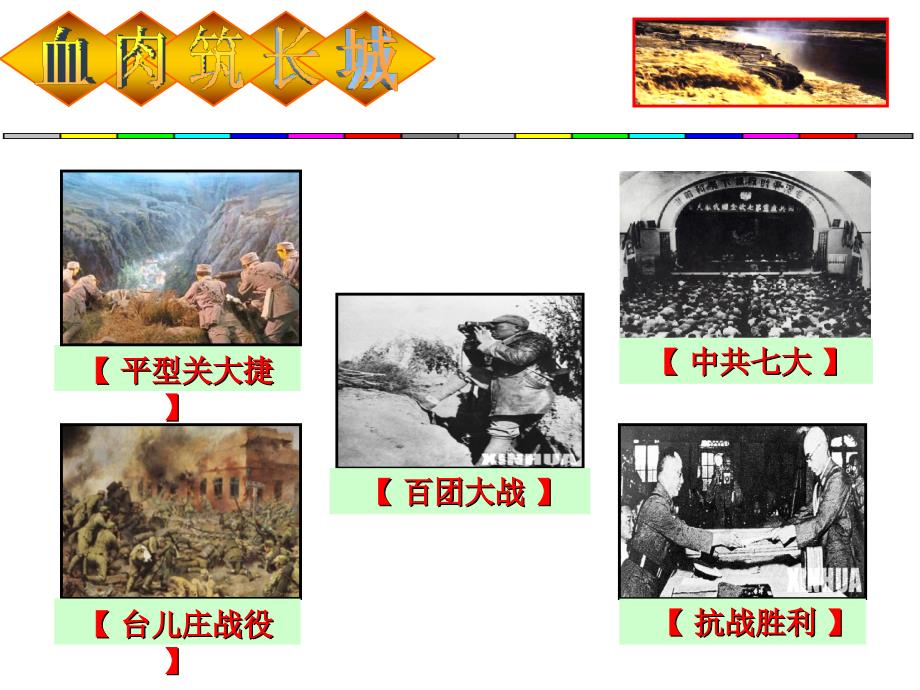 人教版历史八年级上册精制课件：第16课血肉筑长城教学文稿_第2页