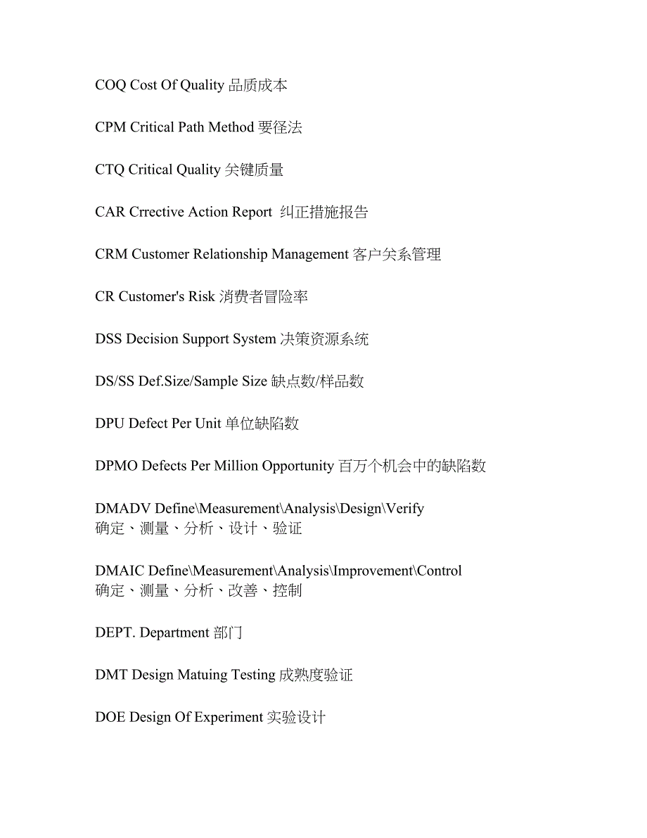 品质管理缩写英文对照（打印）_第3页