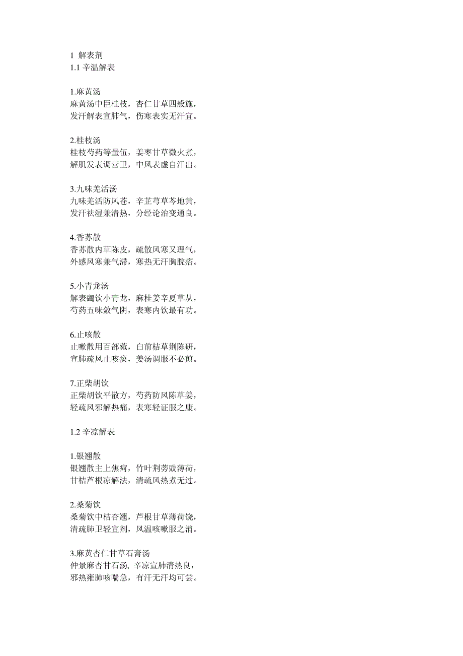 第七版方剂学歌诀._第1页