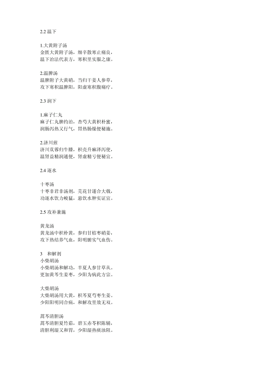 第七版方剂学歌诀._第3页