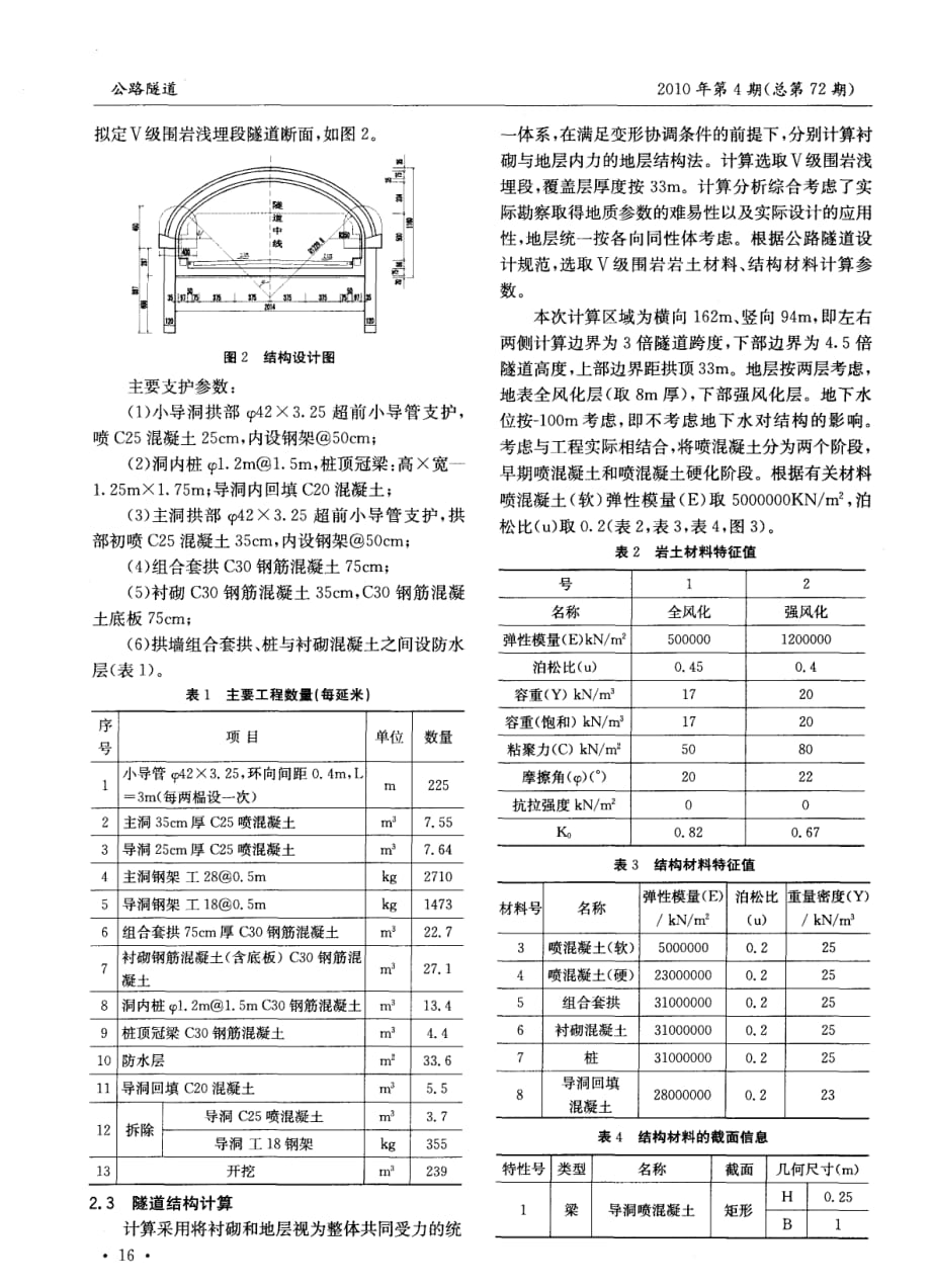 探讨4车道公路隧道软弱围岩段施工方法探讨[公路隧道]_第2页