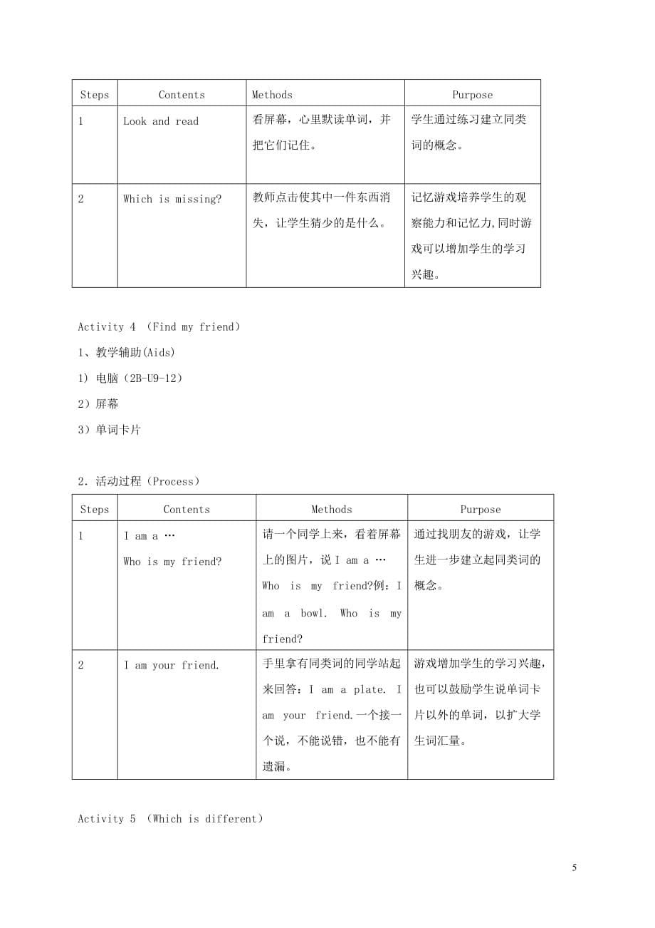 二年级英语下册 unit9 Lesson2教案 沪教牛津版.doc_第5页