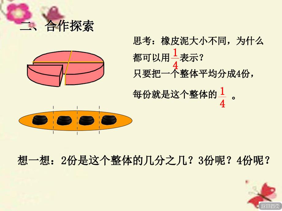 2016春五年级数学下册 第二单元《校园艺术节—分数的意义和性质》课件5 青岛版六三制_第4页