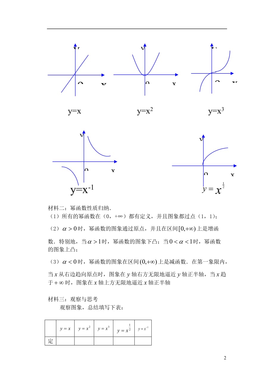 高中数学《幂函数》学案3 湘教版必修1.doc_第2页