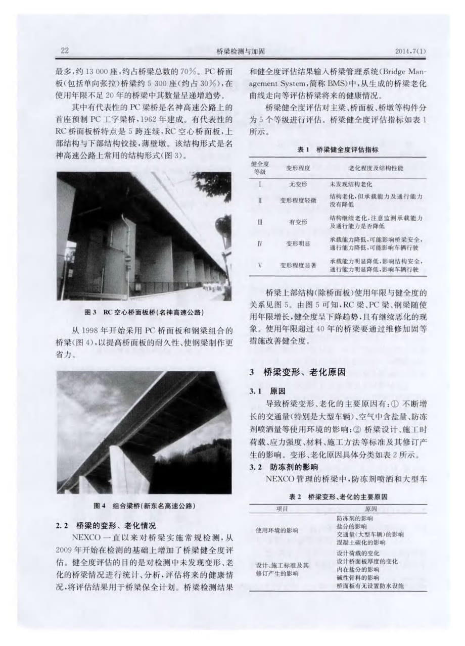 探讨日本高速公路桥梁现状及其维修养护[桥梁检测与加固]_第2页