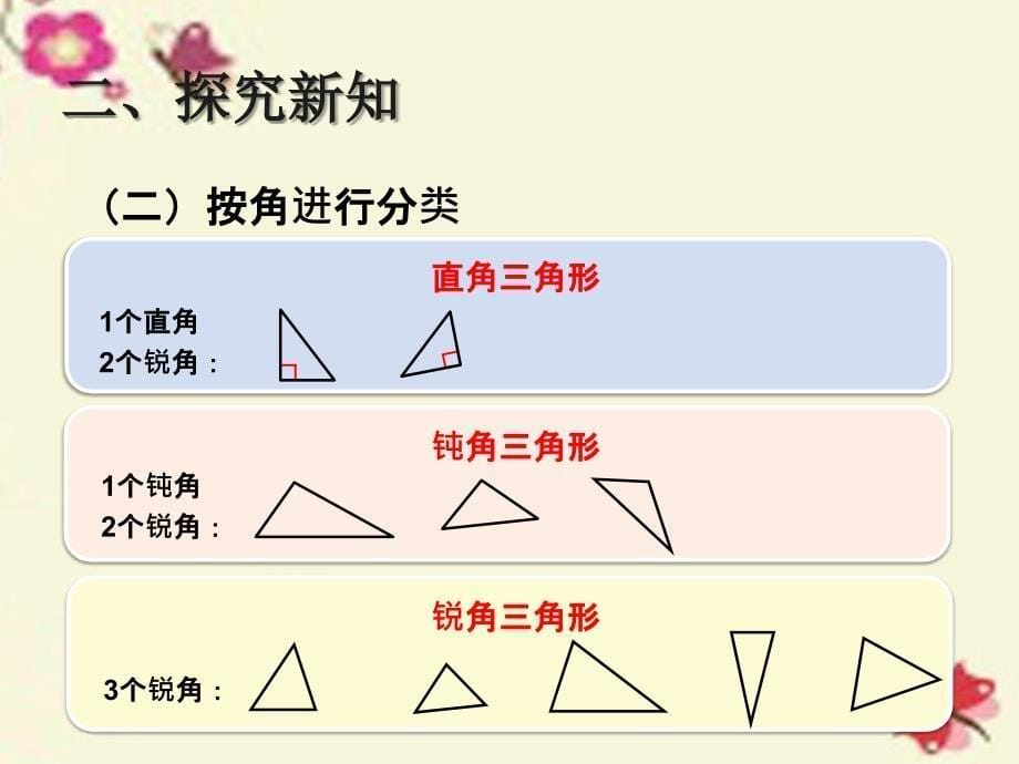 2016春四年级数学下册 5.4《三角形的分类》（例5）课件 （新版）新人教版_第5页