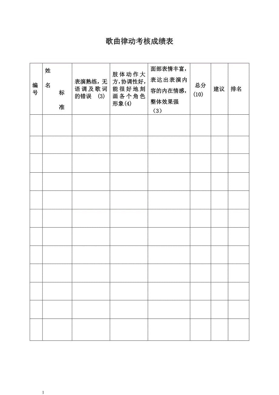 培训学校各类表格教学幻灯片_第5页