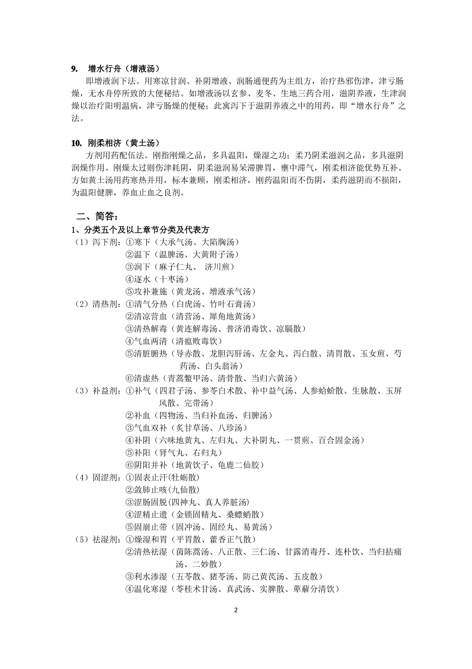 方剂学重点归纳._第2页