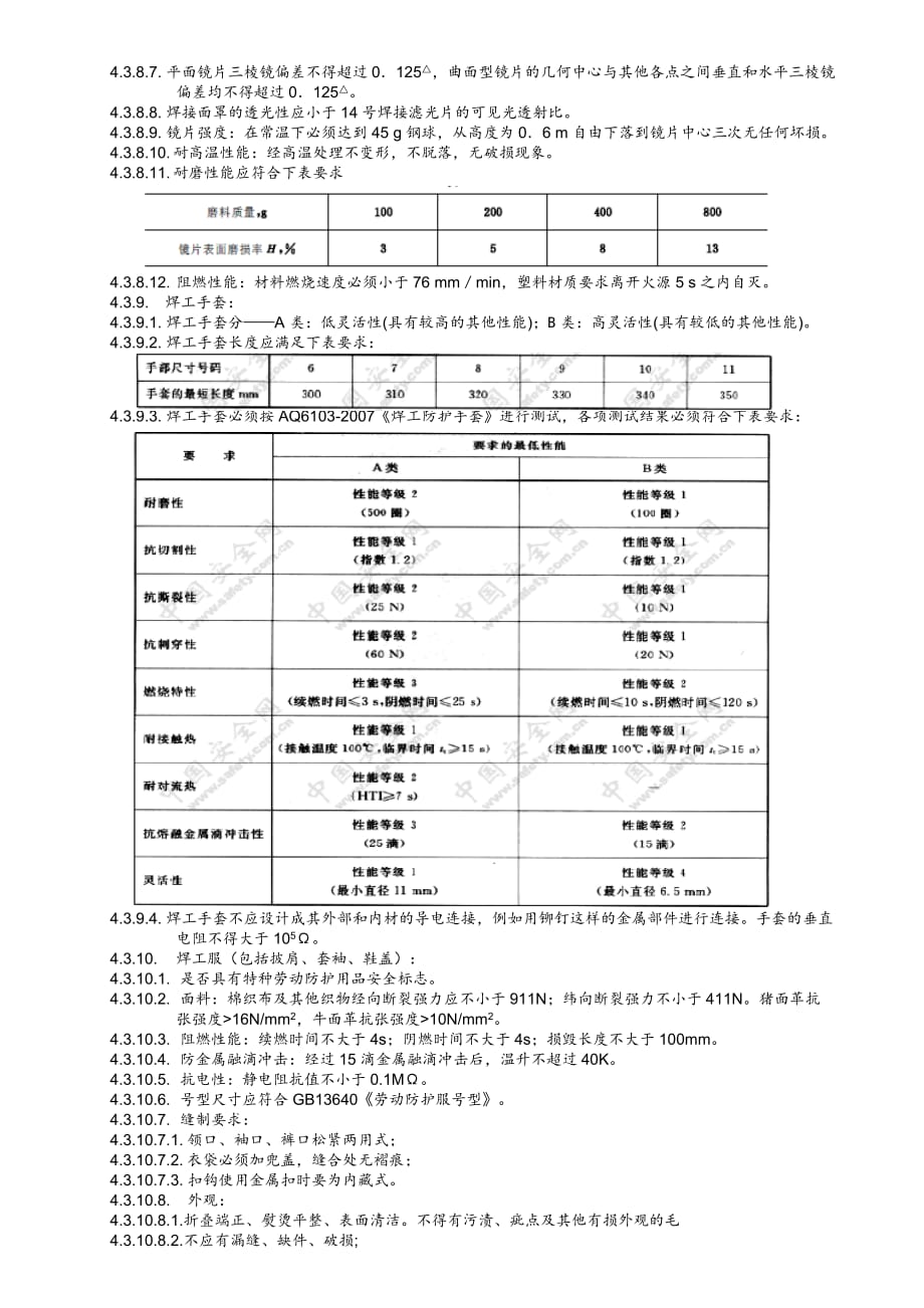 《精编》劳保用品进货检验细则_第4页