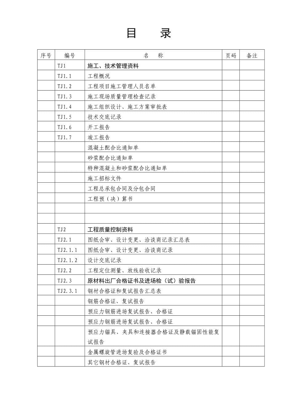 《精编》江苏省建筑工程施工质量管理验收资料_第5页