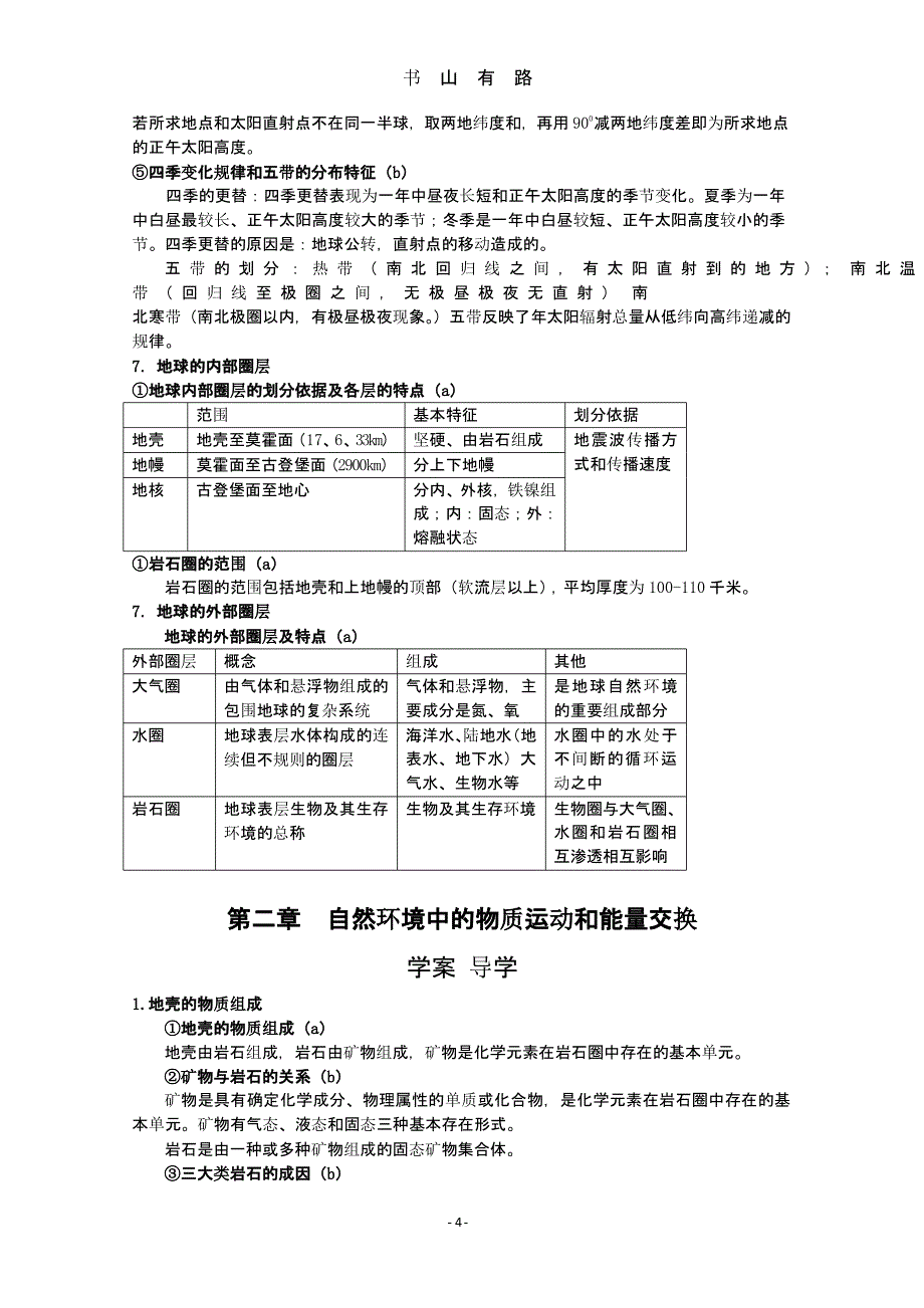 (湘教版必修1复习提纲)（5.28）.pptx_第4页