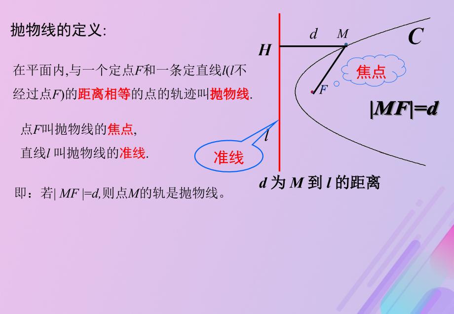 2018年高中数学 第二章 圆锥曲线与方程 2.3.1 抛物线级其标准方程课件1 新人教B版选修1-1_第3页