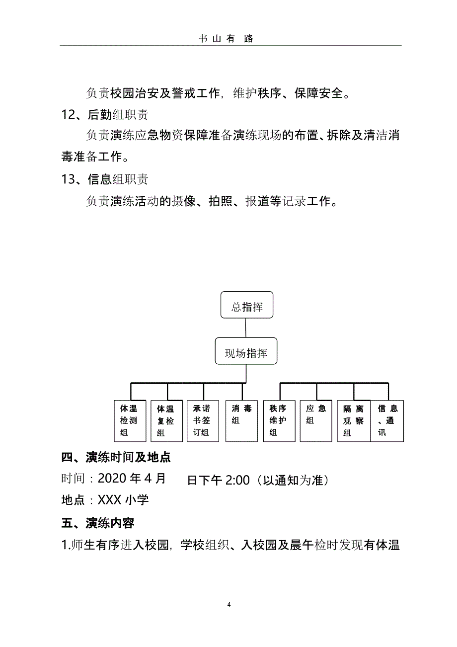 xxx小学新冠疫情防控演练方案（5.28）.pptx_第4页