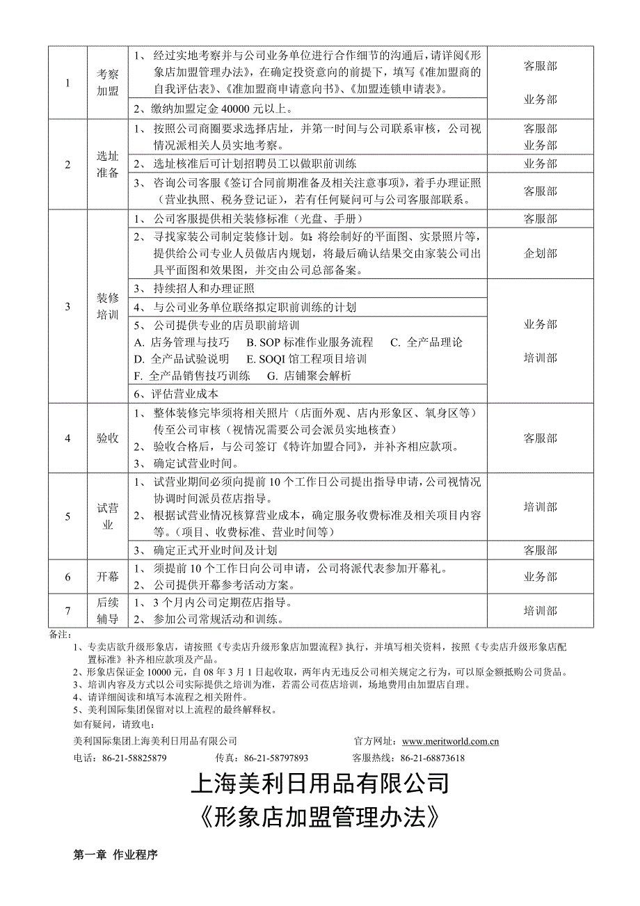 《精编》形象店加盟管理方案_第2页