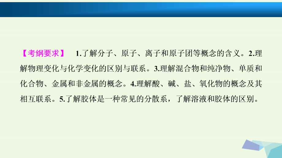 2018届高考化学大一轮复习 第二章 化学物质及其变化 第3讲 物质的组成、性质和分类考点探究课件_第2页