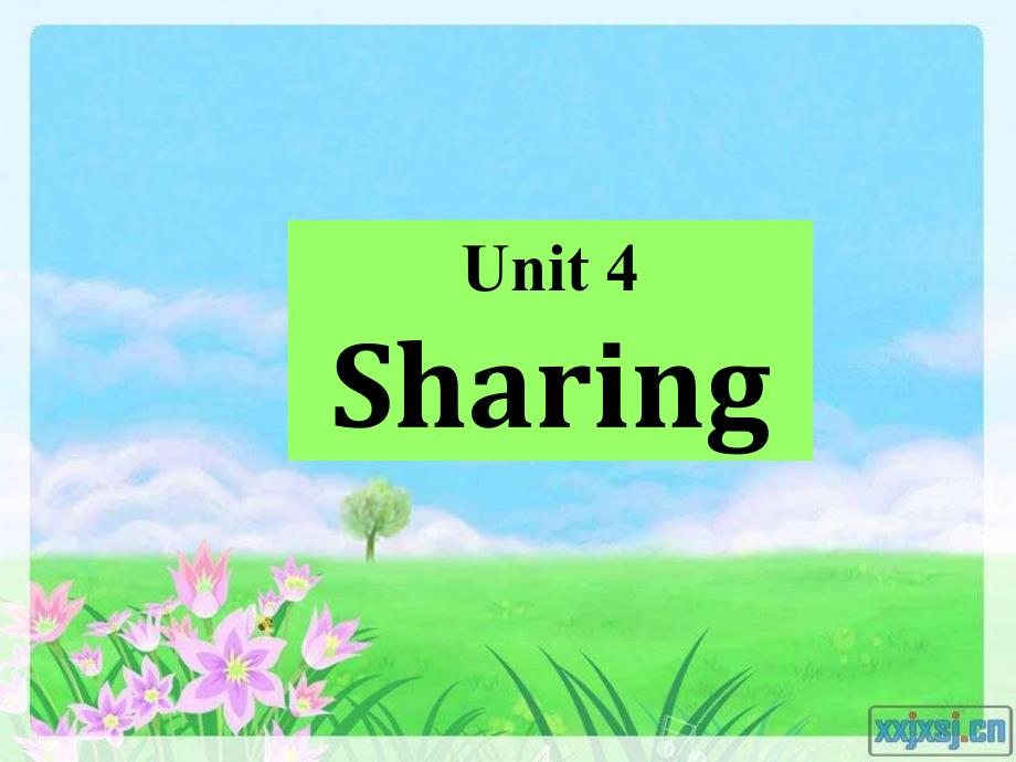 高中英语 unit4《Sharing》课件新人教版选修_第1页