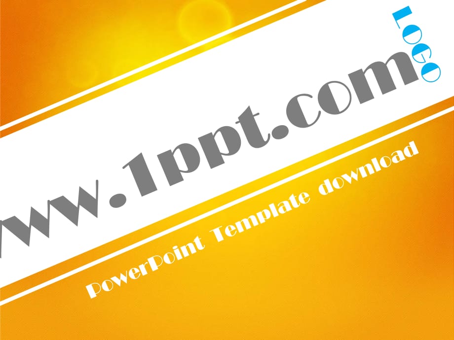 商务PPT模板 现代橙色商务PPT模板 精品_第1页