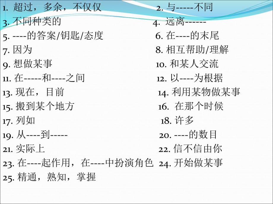 高中英语必修1 第2单元 知识点(人教版)_第4页