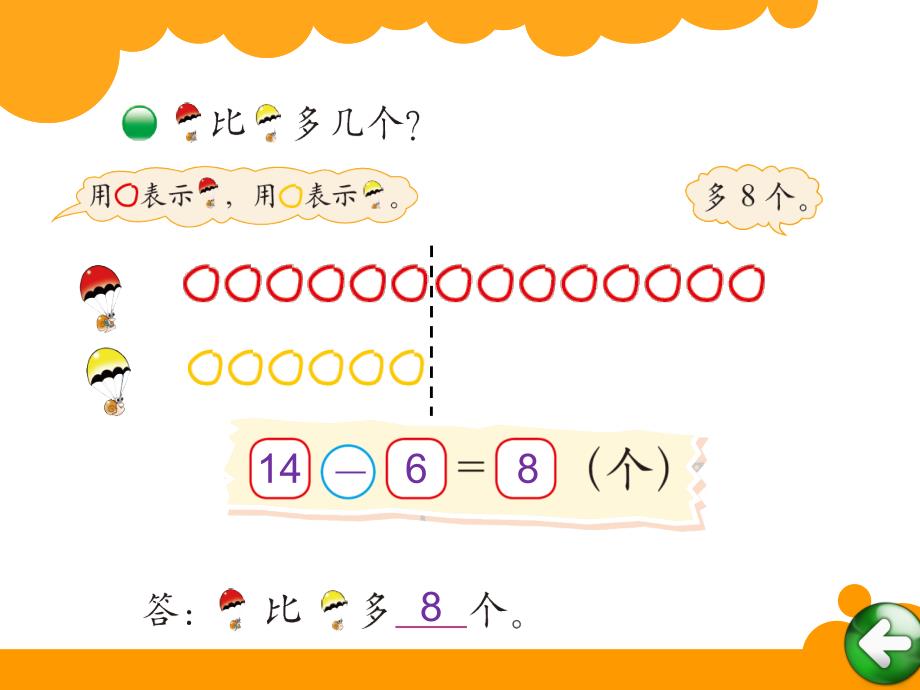 新北师大版数学一年级下《跳伞表演》_第3页