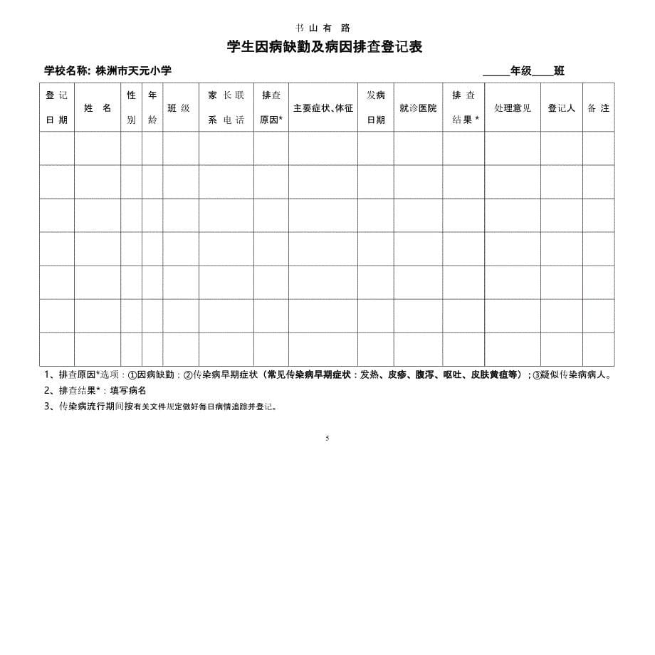 因病缺勤病、因追查与登记、复课证明查验制度（5.28）.pptx_第5页