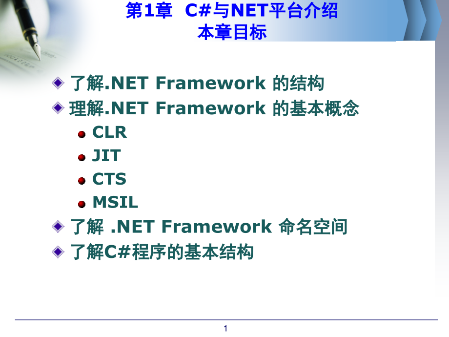 C#入门经典教程PPT教学课件_第1页