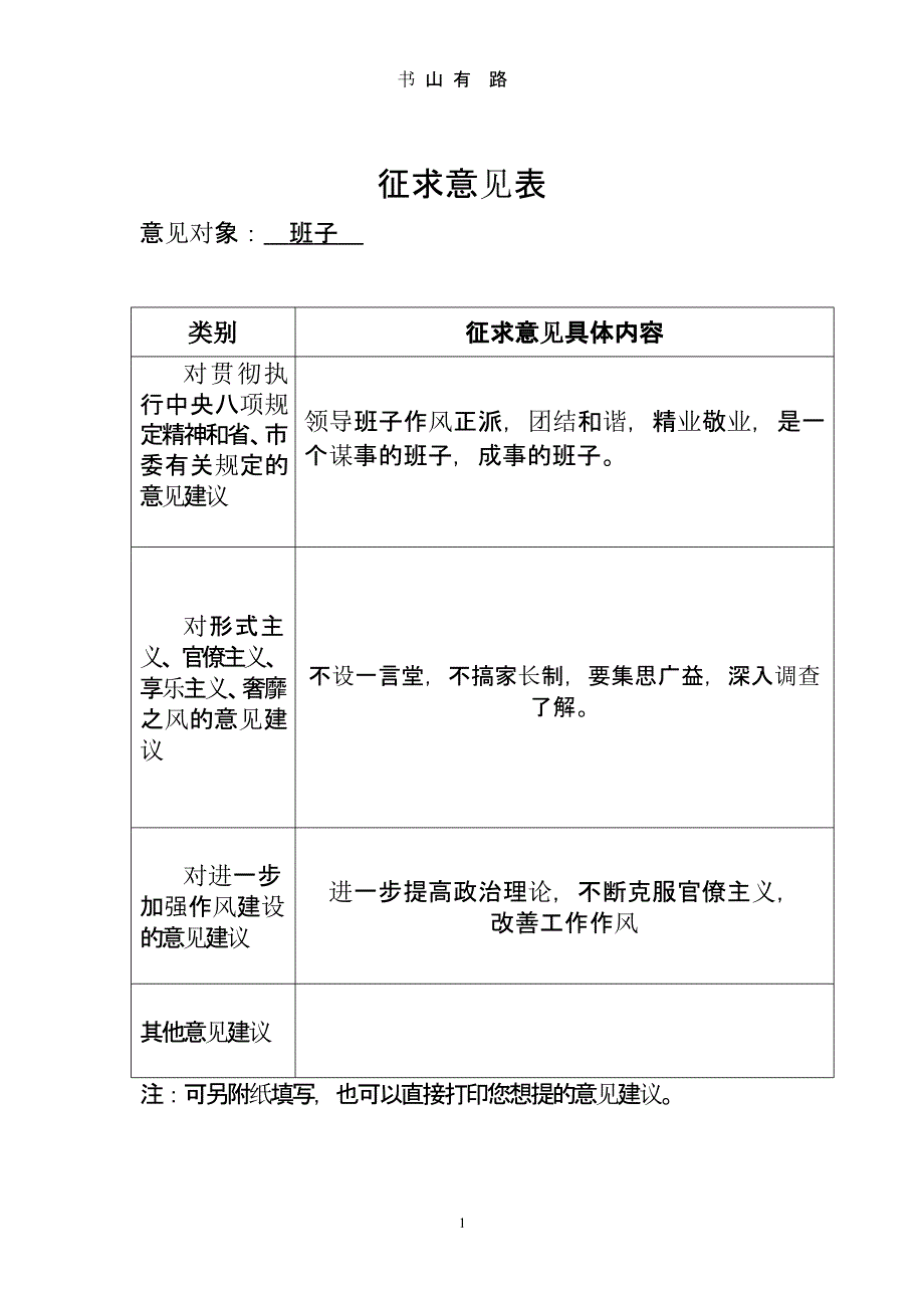 党风廉政建设征求意见汇总（5.28）.pptx_第1页