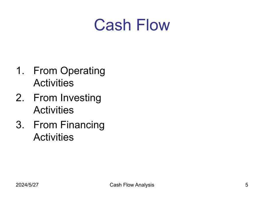 《精编》Cash Flow Analysis（英文版）_第5页