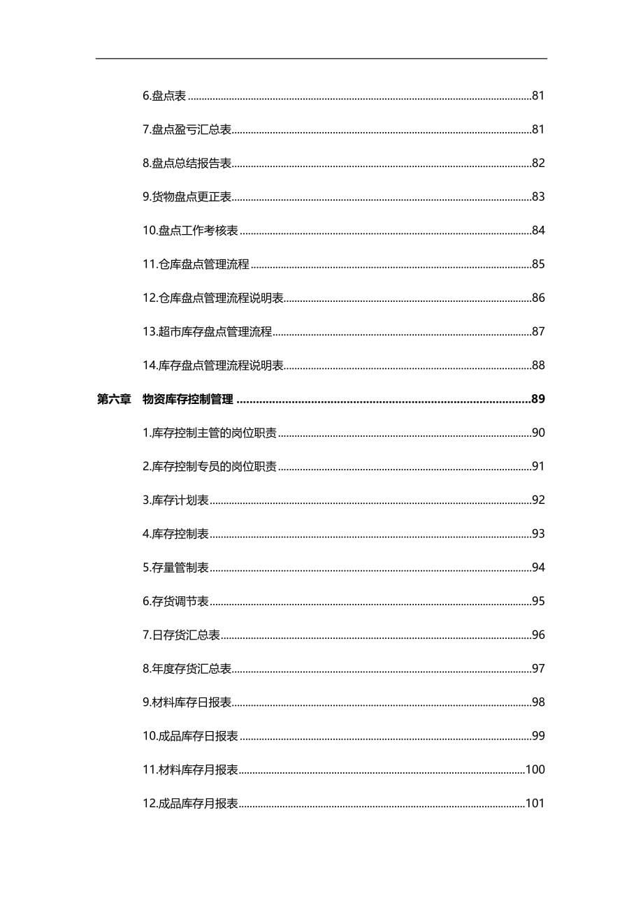 2020（管理制度）仓储部规范化管理制度_第5页