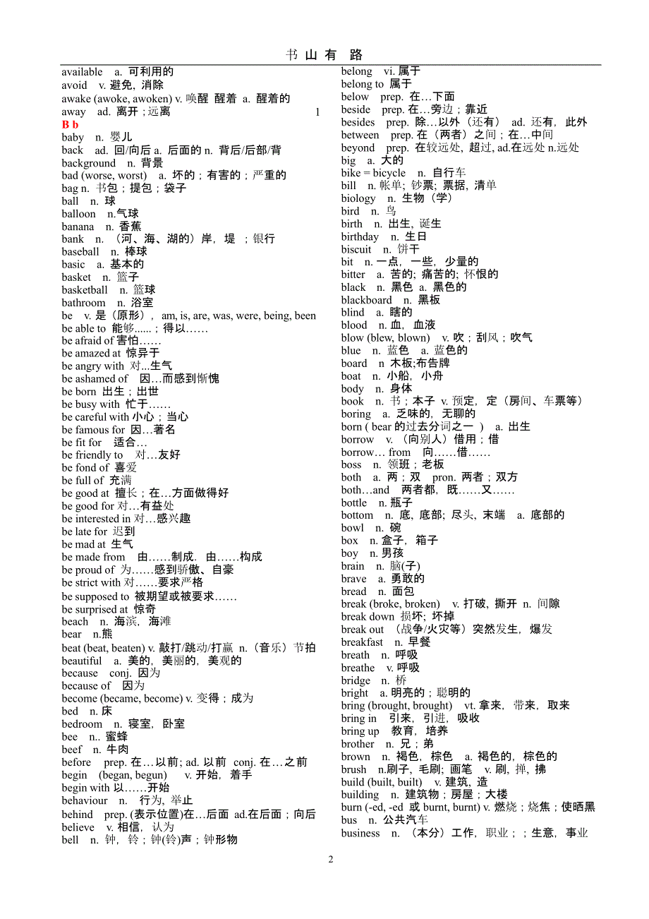 中考英语考纲词汇（5.28）.pptx_第2页