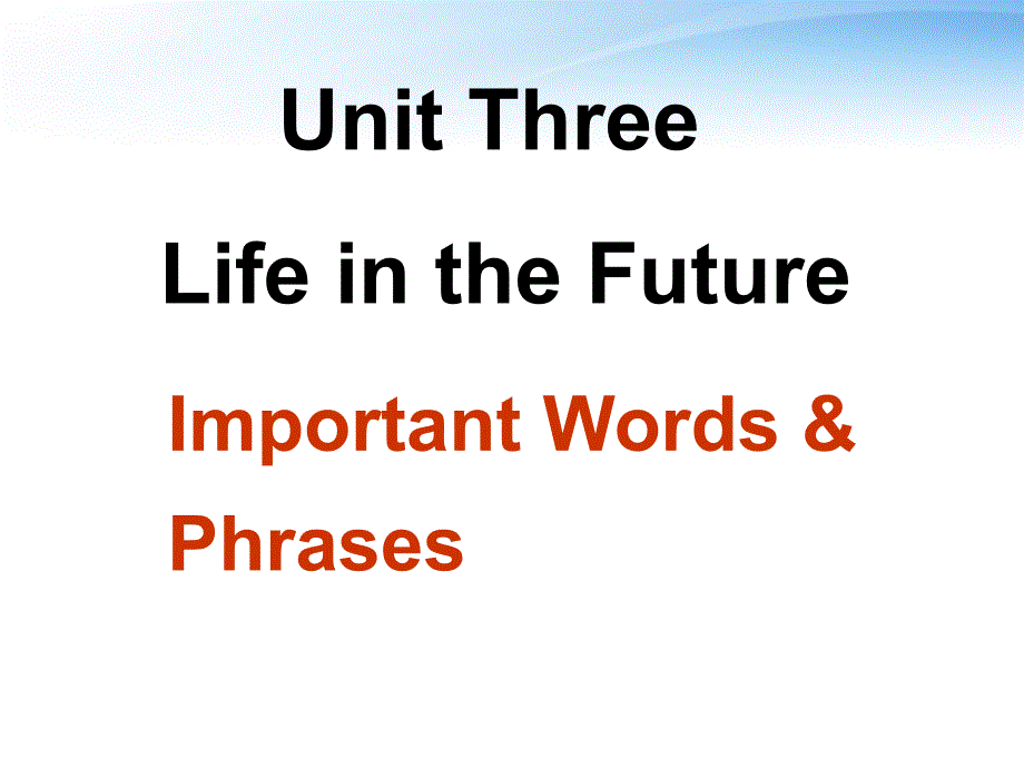 高中英语 words unit3 book5课件 新人教版必修_第1页