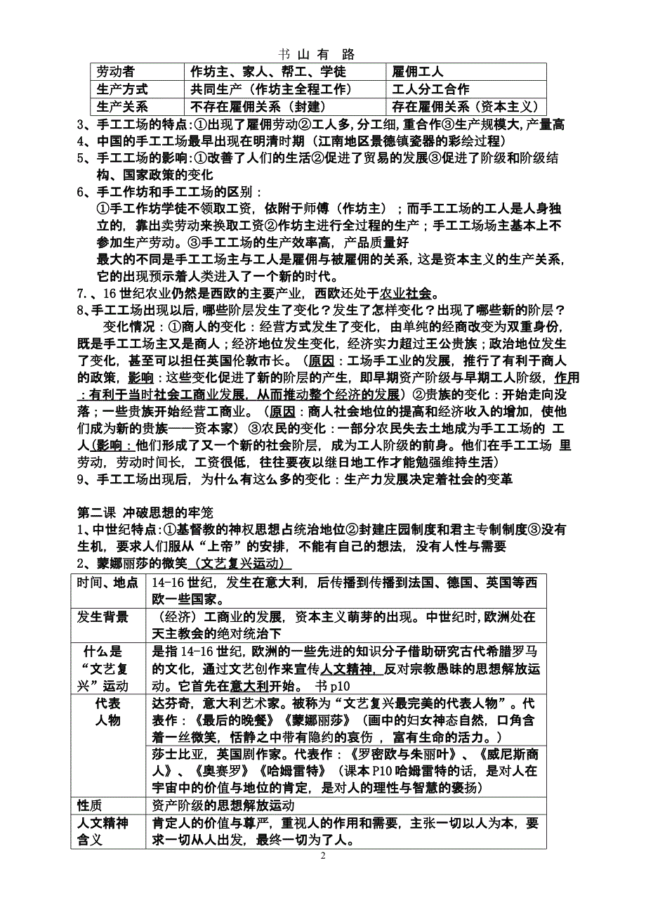 八下-历史与社会-浙教版-复习提纲（5.28）.pptx_第2页