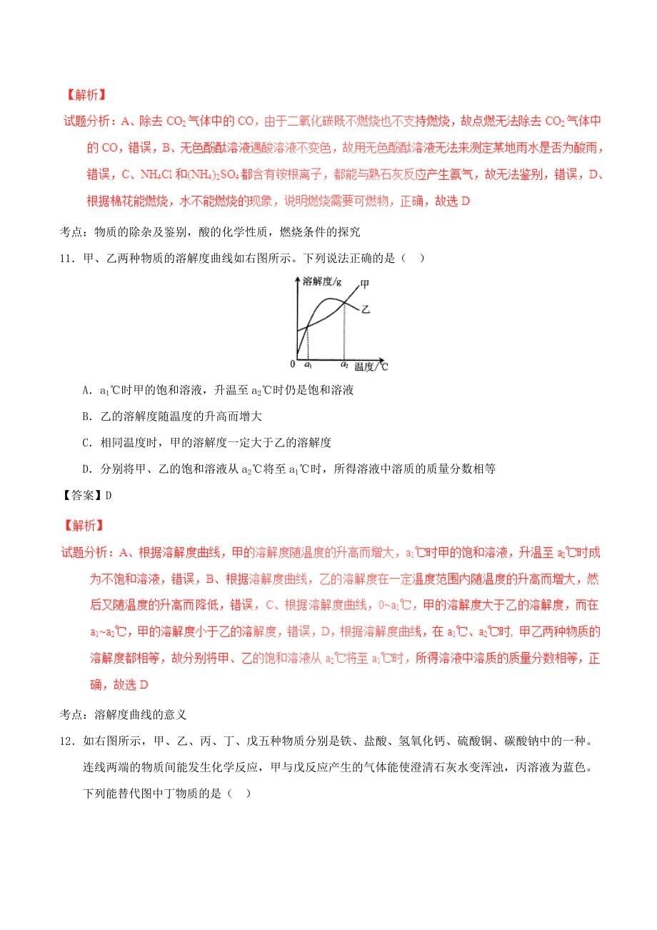 江苏省连云港市2020年中考化学真题试题（含解析）_第5页