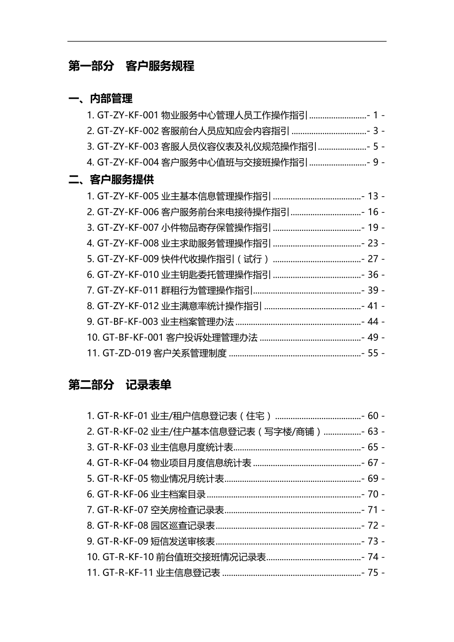 2020（工作规范）某物业公司客户服务工作手册_第2页