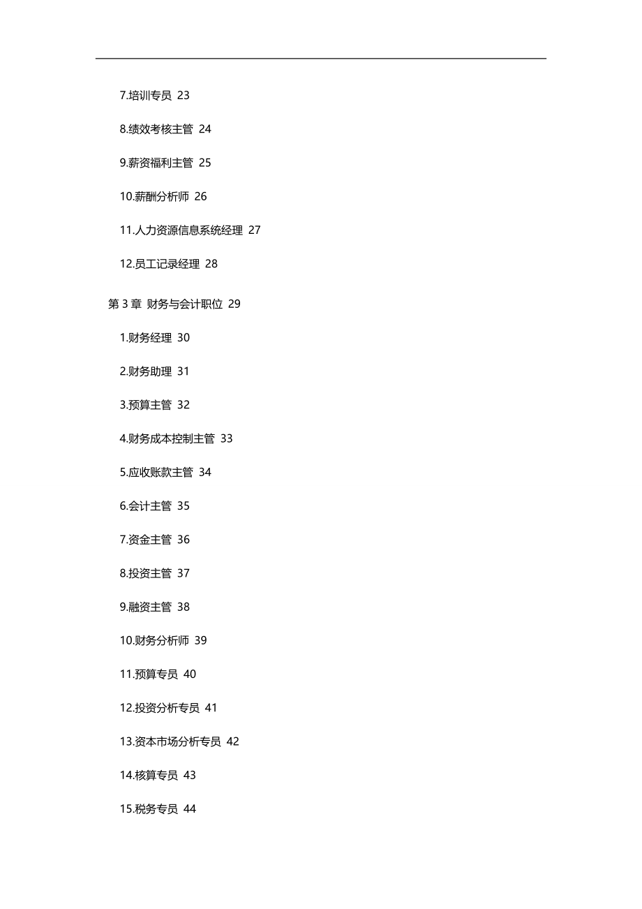 2020（岗位职责）全套行业通用职位说明书_第2页