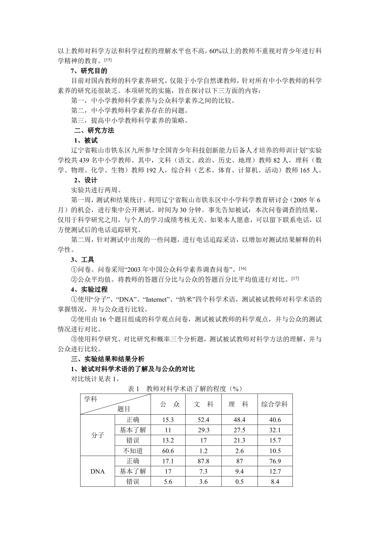 《精编》中小学教师科学素养的调研_第5页