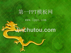 PPT模板 金龙 精品