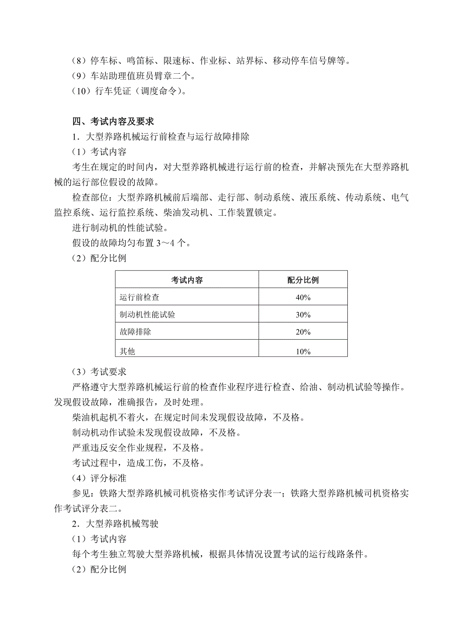 《精编》铁路大型养路机械驾驶资格实作考试制度_第4页