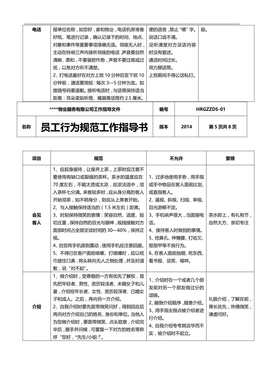 2020（物业管理）物业公秩工作指导书_第5页