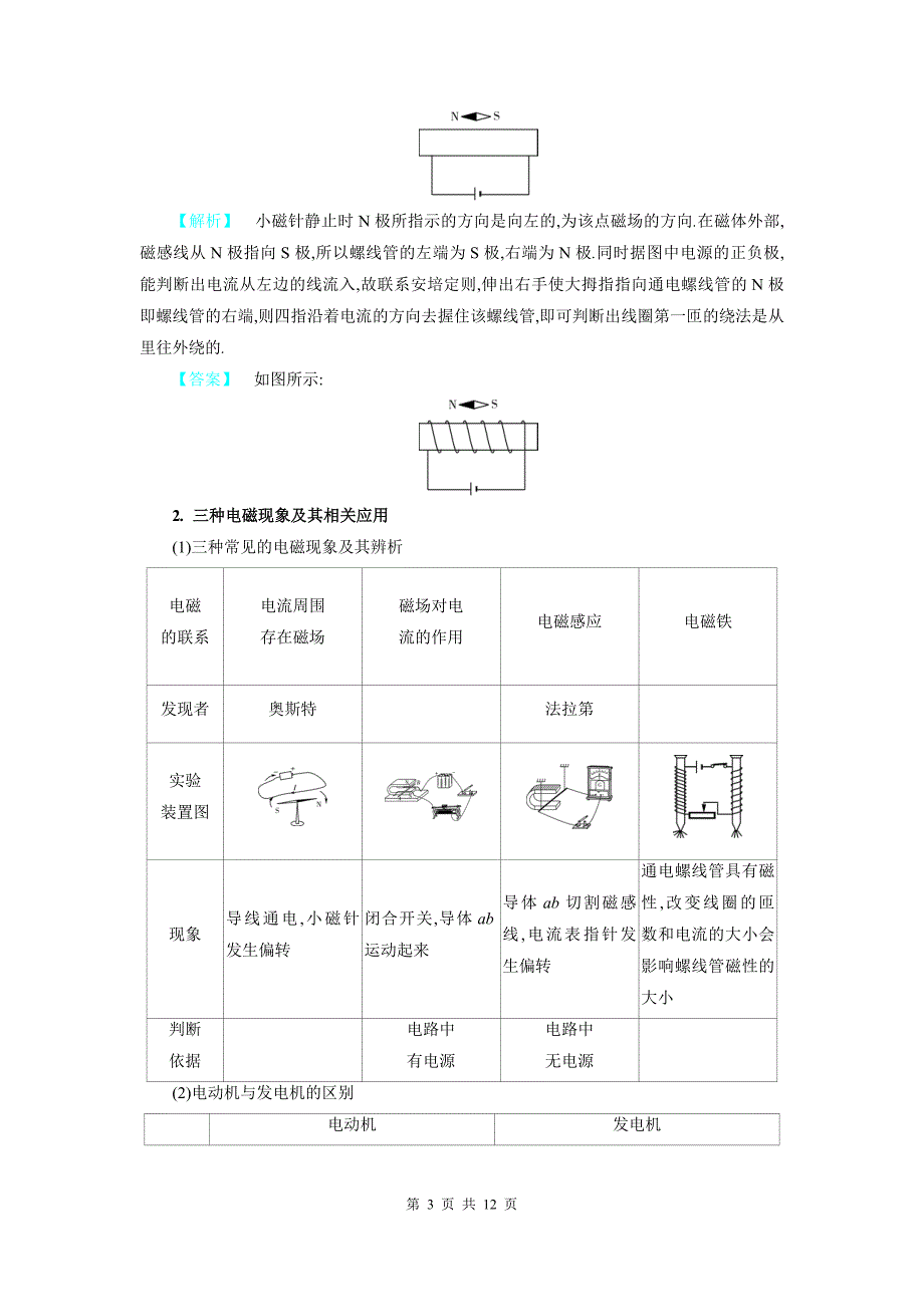 2020中考物理 专题十三：电和磁信息与传递_第3页