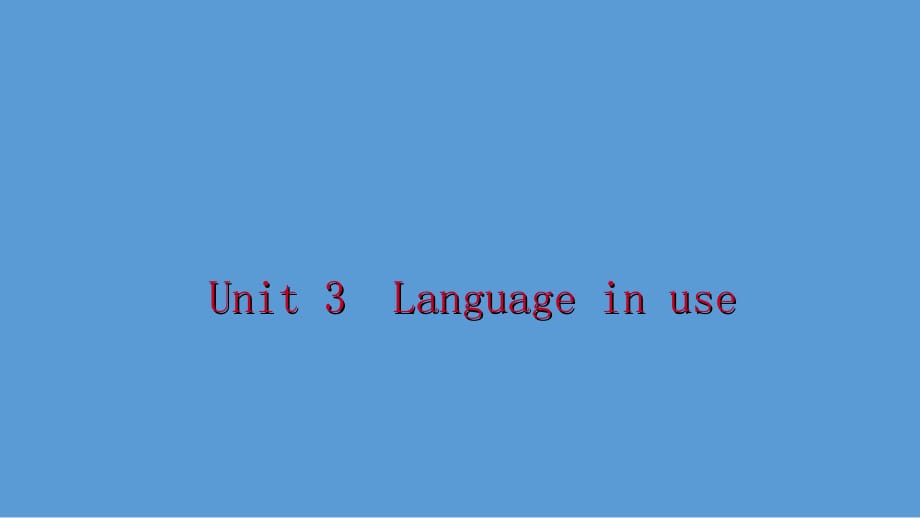 广西2018年秋九年级英语上册 Module 8 Sports life Unit 3 Language in use课件 （新版）外研版_第1页