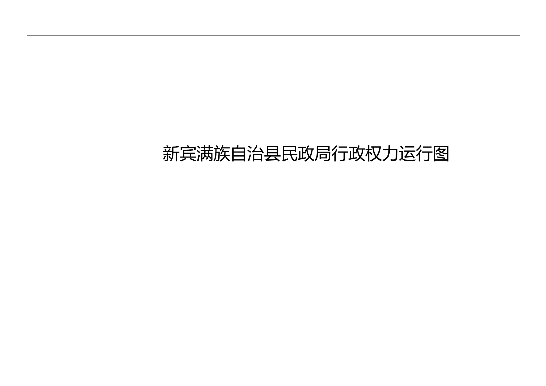 2020（行政管理）新宾满族自治县民政局行政权力运行图_第1页