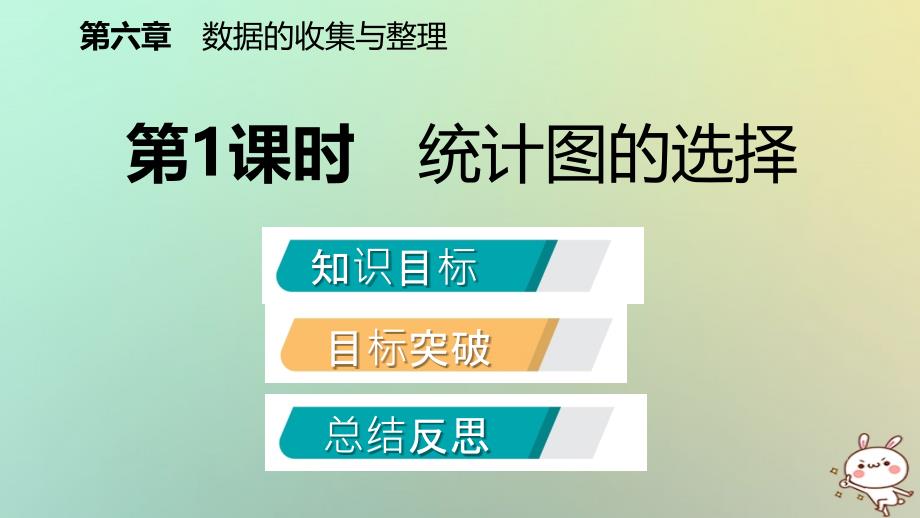 2018年秋七年级数学-第六章数据的收集与整理6.4统计图的选择6.4.1统计图的选择导学课件_第1页