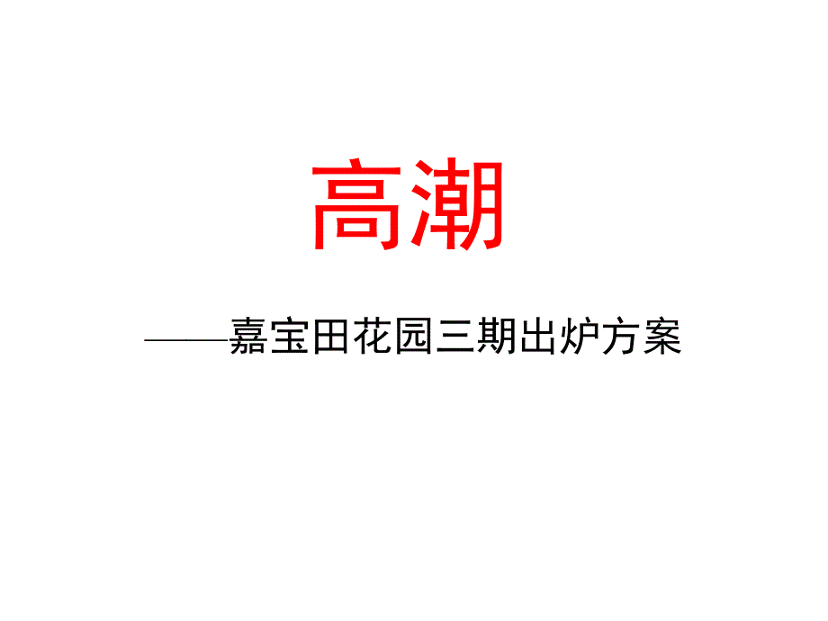 《精编》某项目传播策略与广告创意_第1页